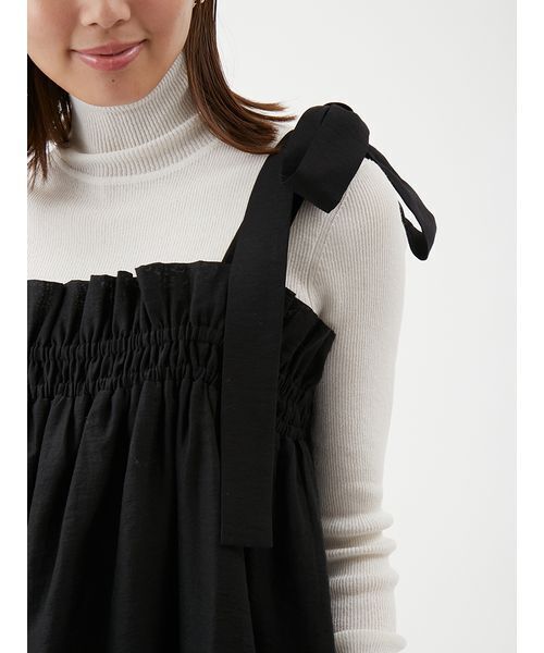 Mila Owen(ミラオーウェン)の「【セットアイテム】ペプラムキャミブラウス×パンツ SET UP(ワンピース・レディース・ブラック/ミント/グレー・1/0)」の11枚目の写真