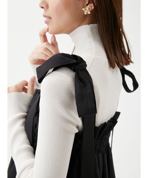 Mila Owen(ミラオーウェン)の「【セットアイテム】ペプラムキャミブラウス×パンツ SET UP(ワンピース・レディース・ブラック/ミント/グレー・1/0)」の12枚目の写真