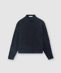 WINDER（ワインダー）の「BLOCKING FLEECE PULL-OVER TOP - CHARCOAL NAVY（Tシャツ/カットソー）」