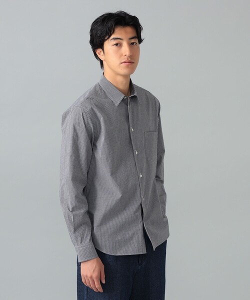 QUATTROCCHI(クアトロッキ)の「QUATTROCCHI / ギンガムチェック シグネチャー シャツ(シャツ/ブラウス・メンズ・ブラック・MEDIUM/LARGE)」の12枚目の写真
