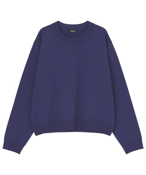 ZUCCa(ズッカ)の「PE PLAIN KNIT / S(ニット/セーター・レディース・オフホワイト/ブラック/ネイビー・M size)」の3枚目の写真