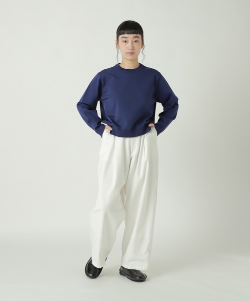 ZUCCa(ズッカ)の「PE PLAIN KNIT / S(ニット/セーター・レディース・オフホワイト/ブラック/ネイビー・M size)」の11枚目の写真
