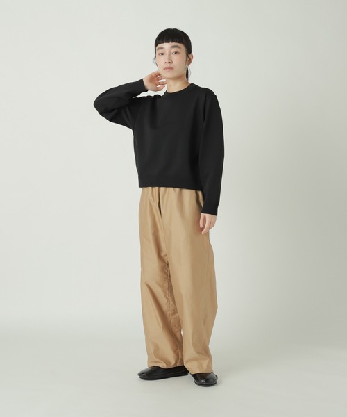 ZUCCa(ズッカ)の「PE PLAIN KNIT / S(ニット/セーター・レディース・オフホワイト/ブラック/ネイビー・M size)」の9枚目の写真