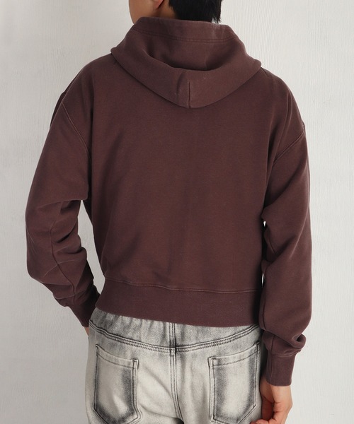 WESTSEA(ウエストシー)の「ケミカル加工 トライバル刺繍 ZIPパーカー(パーカー・メンズ・チャコール/ブラウン・M/L)」の8枚目の写真