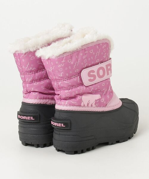 SOREL（ソレル）の「ソレル  チルドレンズ スノーコマンダー ブーツ（ブーツ・キッズ・ピンク・16.0cm/17.0cm/18.0cm）」の2枚目の写真