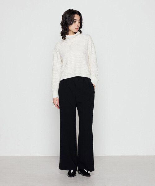 COMME CA(コムサ)の「トリアセダブルクロス パンツ(その他パンツ・レディース・ブラック/グレイッシュベージュ・11号/9号/7号)」の22枚目の写真
