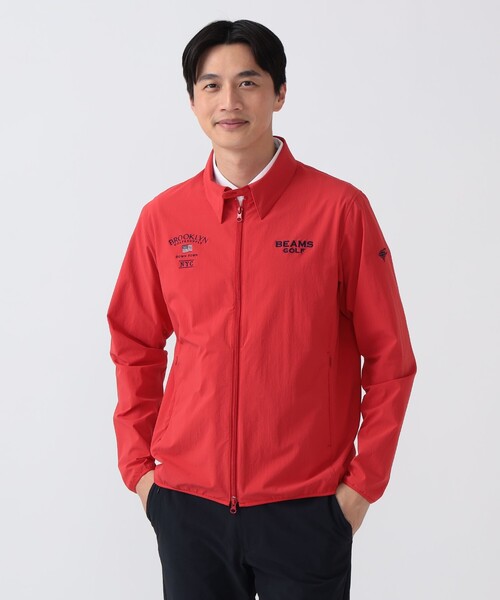 BEAMS GOLF(ビームスゴルフ)の「PURPLE LABEL / BROOKLYN ストレッチ ブルゾン(撥水)(ブルゾン・メンズ・レッド/ネイビー・X-LARGE/LARGE/MEDIUM/SMALL)」の21枚目の写真