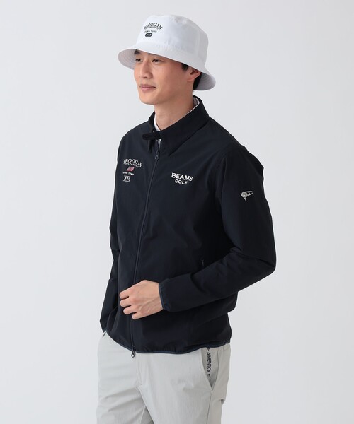 BEAMS GOLF(ビームスゴルフ)の「PURPLE LABEL / BROOKLYN ストレッチ ブルゾン(撥水)(ブルゾン・メンズ・レッド/ネイビー・X-LARGE/LARGE/MEDIUM/SMALL)」の18枚目の写真
