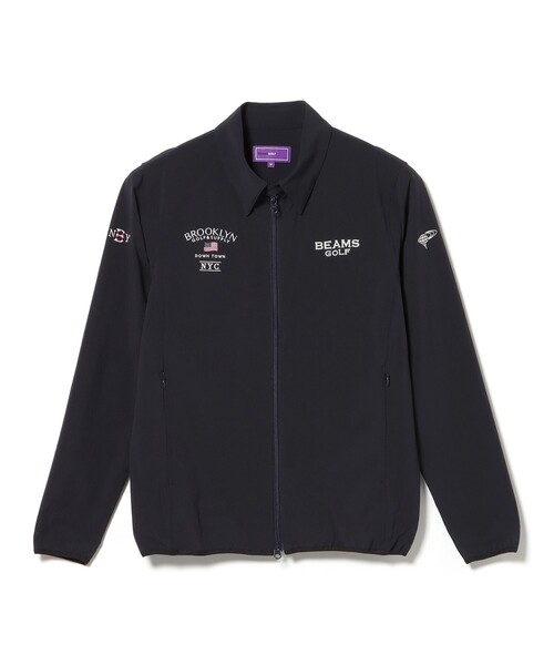 BEAMS GOLF(ビームスゴルフ)の「PURPLE LABEL / BROOKLYN ストレッチ ブルゾン(撥水)(ブルゾン・メンズ・レッド/ネイビー・X-LARGE/LARGE/MEDIUM/SMALL)」の9枚目の写真