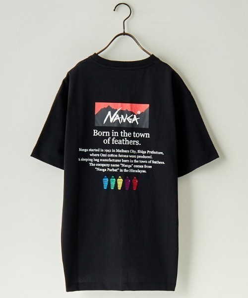 NANGA（ナンガ）の「[NANGA/ナンガ] 別注 ヒストリーロゴ バックプリントTシャツ【追加】（Tシャツ/カットソー・レディース・ホワイト/グレー/ブラック・M/S/XL/L）」の19枚目の写真