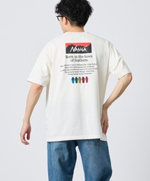 NANGA（ナンガ）の「[NANGA ナンガ] 別注 ヒストリーロゴ バックプリントTシャツ【追加】（Tシャツ/カットソー）」