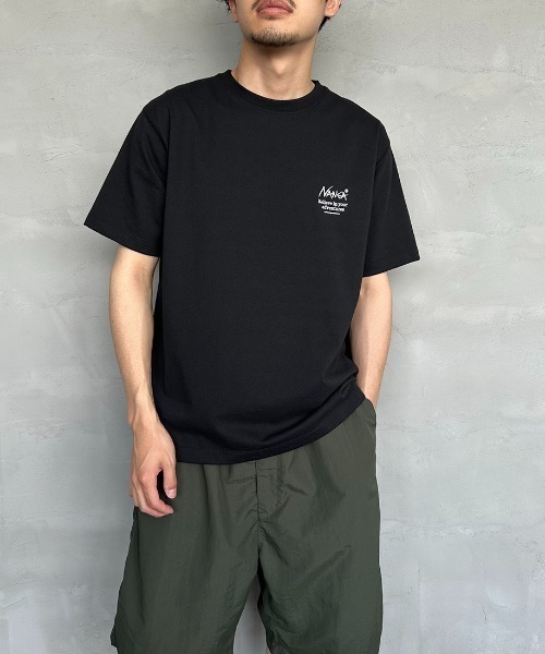 NANGA（ナンガ）の「【WEB先行予約】[NANGA/ナンガ] 別注 ヒストリーロゴ バックプリントTシャツ（Tシャツ/カットソー・レディース・ホワイト/グレー/ブラック・M/S/XL/L）」の9枚目の写真