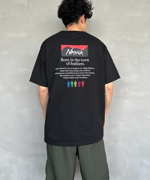 NANGA（ナンガ）の「【WEB先行予約】[NANGA/ナンガ] 別注 ヒストリーロゴ バックプリントTシャツ（Tシャツ/カットソー・レディース・ホワイト/グレー/ブラック・M/S/XL/L）」の14枚目の写真