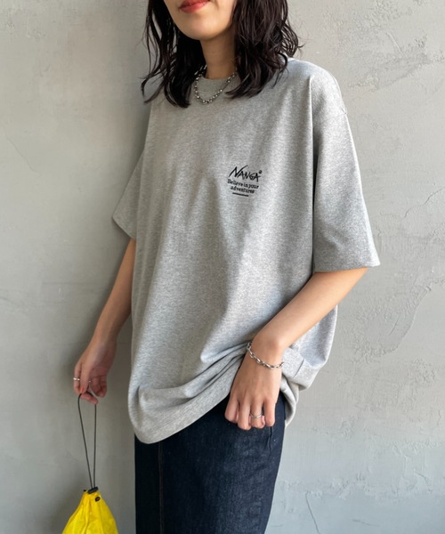 NANGA（ナンガ）の「[NANGA/ナンガ] 別注 ヒストリーロゴ バックプリントTシャツ【追加】（Tシャツ/カットソー・レディース・ホワイト/グレー/ブラック・M/S/XL/L）」の12枚目の写真