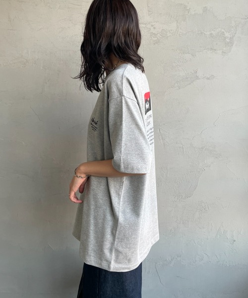 NANGA（ナンガ）の「[NANGA/ナンガ] 別注 ヒストリーロゴ バックプリントTシャツ【追加】（Tシャツ/カットソー・レディース・ホワイト/グレー/ブラック・M/S/XL/L）」の13枚目の写真