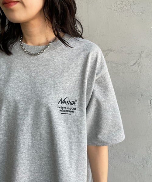 NANGA（ナンガ）の「[NANGA/ナンガ] 別注 ヒストリーロゴ バックプリントTシャツ【追加】（Tシャツ/カットソー・レディース・ホワイト/グレー/ブラック・M/S/XL/L）」の15枚目の写真