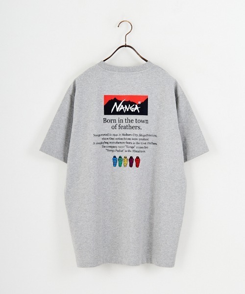 NANGA（ナンガ）の「[NANGA/ナンガ] 別注 ヒストリーロゴ バックプリントTシャツ【追加】（Tシャツ/カットソー・レディース・ホワイト/グレー/ブラック・M/S/XL/L）」の21枚目の写真