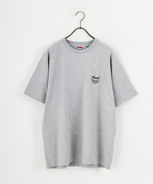 NANGA（ナンガ）の「[NANGA/ナンガ] 別注 ヒストリーロゴ バックプリントTシャツ【追加】（Tシャツ/カットソー・レディース・ホワイト/グレー/ブラック・M/S/XL/L）」の20枚目の写真