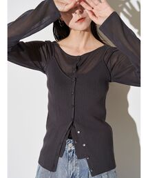 ELENDEEK | マルチキャミセットニット(カーディガン/ボレロ)