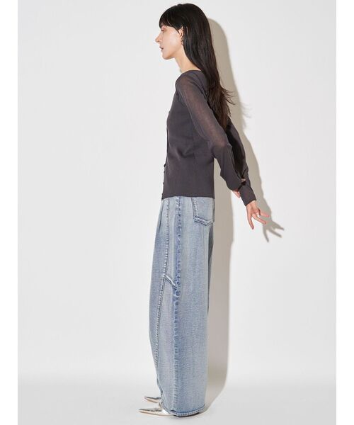 ELENDEEK（エレンディーク）の「マルチキャミセットニット（カーディガン/ボレロ・レディース・チャコールグレー/イエロー/ミント・FREE）」の18枚目の写真