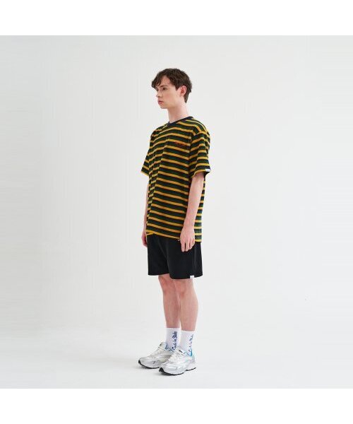 CODE I'M(コードアイエム)の「アセンティックロゴプリントMGNストライプオーバーサイズ半袖Tシャツ(Tシャツ/カットソー・メンズ・その他・MEDIUM/LARGE/X-LARGE)」の3枚目の写真