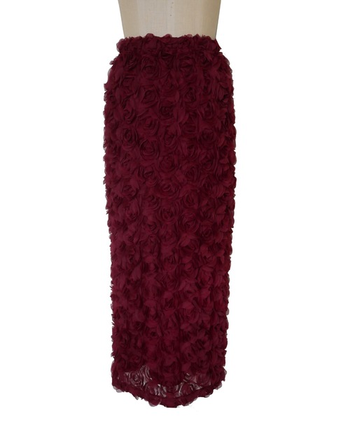 My shawty（ﾏｲｼｬｳﾃｨｰ）の「rose peplum set dress（ドレス・レディース・ブラック/レッド/アイボリー・FREE）」の20枚目の写真