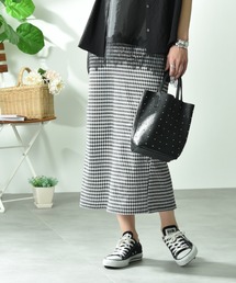 INTERPLANET（インタープラネット）の「カットギンガムジャガードナロースカート（スカート）」