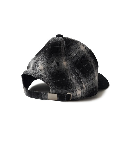 Subciety（サブサエティ）の「Ombre check cap（キャップ・メンズ・ブラウン/ブラック・FREE）」の6枚目の写真