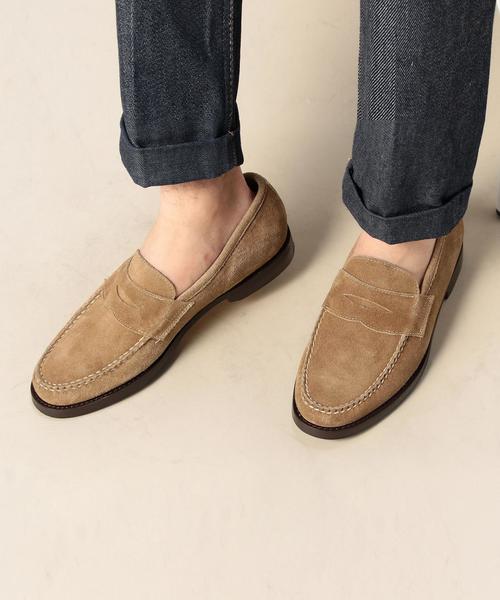 UNITED ARROWS スエード ローファー ベージュ オールデン ALDEN