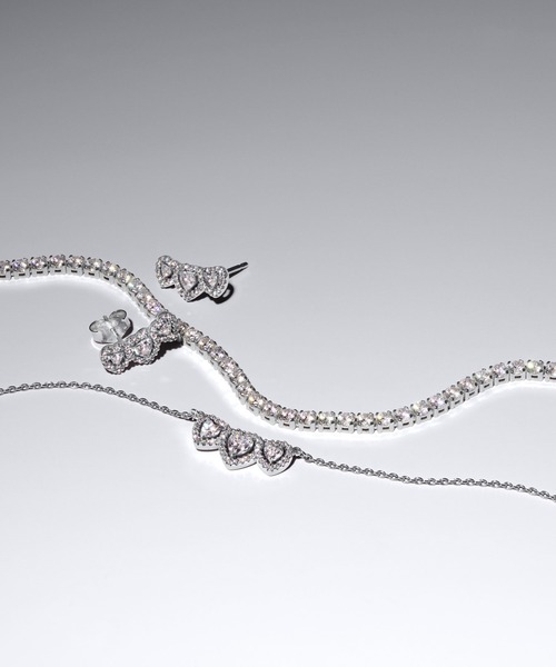 PANDORA（パンドラ）の「ハロー ハート トリロジー コリエ ネックレス（ネックレス・レディース・シルバー・45cm）」の7枚目の写真