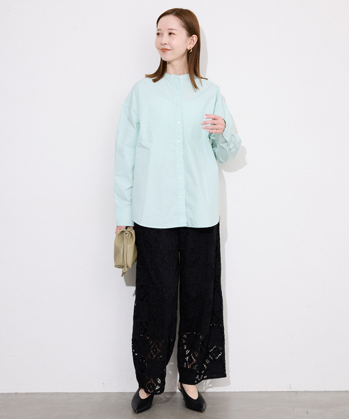 ROYAL NAVY(ロイヤルネイビー)の「《追加2》ROYAL NAVY/ロイヤルネイビー SLOBE別注 バンドカラーシャツ(シャツ/ブラウス・レディース・ライトイエロー/ブラウン/グリーン系その他・FREE)」の19枚目の写真