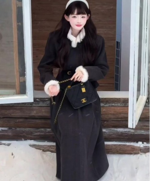 gossip！ロサンゼルス（ゴシップロサンゼルス）の「配色ジャケット上品ツイードセットアップドレス（セットアップ・レディース・グレー・M/L）」の10枚目の写真