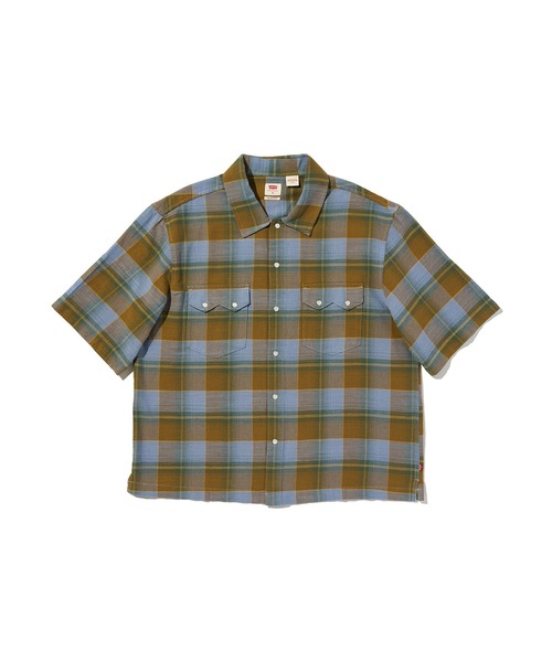 Levi's(リーバイス)の「Levi's/リーバイス ショートスリーブ ボックスウエスタンシャツ(シャツ/ブラウス・メンズ・ブラウン・XL/L/M/S)」の4枚目の写真