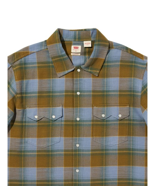 Levi's(リーバイス)の「Levi's/リーバイス ショートスリーブ ボックスウエスタンシャツ(シャツ/ブラウス・メンズ・ブラウン・XL/L/M/S)」の6枚目の写真