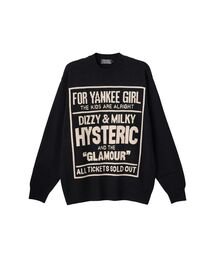 HYSTERIC GLAMOUR｜ヒステリックグラマーのニット/セーター（ブラック