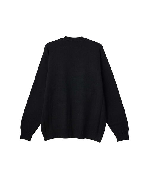 HYSTERIC GLAMOUR（ヒステリックグラマー）の「DIZZY & MILKY編込 セーター（ニット/セーター・メンズ・ブラック/イエロー/ベージュ・X-LARGE/LARGE/MEDIUM/SMALL）」の4枚目の写真