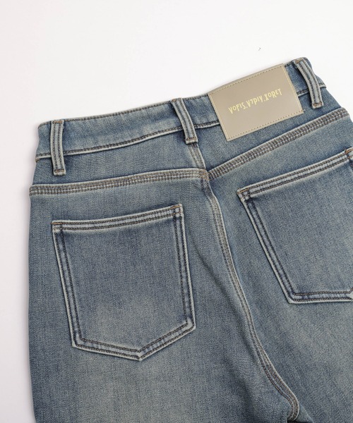 La-gemme(ラジェム)の「【裏起毛】ストレートデニムパンツ(デニムパンツ・レディース・ブルー・27/30/29/28)」の14枚目の写真