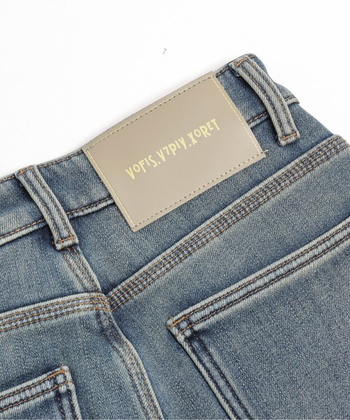 La-gemme(ラジェム)の「【裏起毛】ストレートデニムパンツ(デニムパンツ・レディース・ブルー・27/30/29/28)」の15枚目の写真