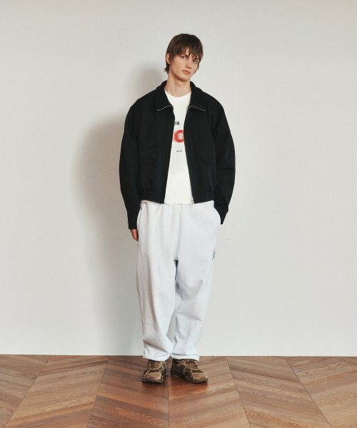 HEUTE(ホイテ)の「DOUBLE STITCH RIP BLOUSON JACKET (BLACK)(ブルゾン・メンズ・ブラック・M/L)」の3枚目の写真
