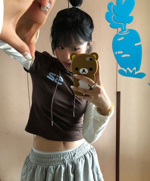 AMESWORLDWIDE（アメスワールドワイド）の「FRILL LAYERED SWEAT PANTS GREY（スウェットパンツ・レディース・その他・FREE）」の7枚目の写真