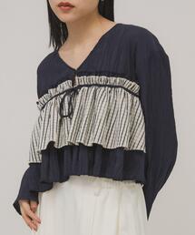 KBF | フリルレイヤードブラウス(シャツ/ブラウス)