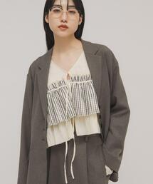 KBF | フリルレイヤードブラウス(シャツ/ブラウス)