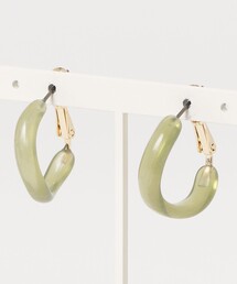 fredy emue | カラー樹脂うねりフープピアス(ピアス(両耳用))