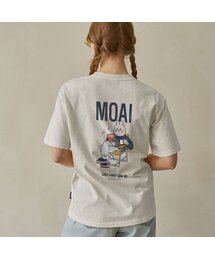 OHP x MOAI Bキャンピングウサギセミオーバー半袖Tシャツ2