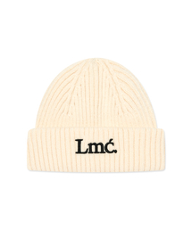 LMC | SERIF NAME KNIT BEANIE ivory(ニットキャップ/ビーニー)