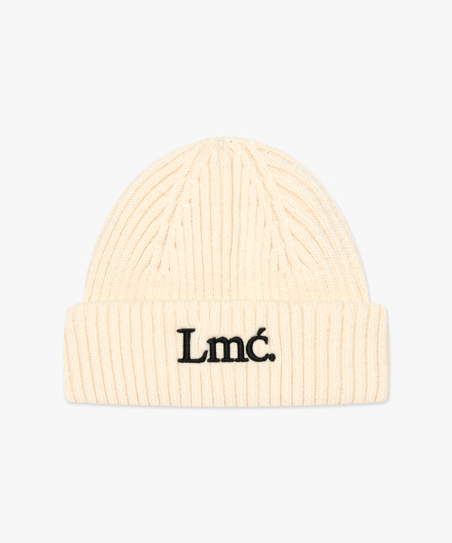 LMCの「SERIF NAME KNIT BEANIE ivory(ニットキャップ/ビーニー・レディース・その他・ONE SIZE)」の2枚目の写真