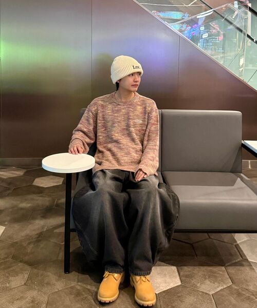 LMCの「SERIF NAME KNIT BEANIE ivory(ニットキャップ/ビーニー・レディース・その他・ONE SIZE)」の5枚目の写真
