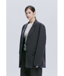 AFTERHOURS（アフターアワーズ）の「COTTON RAW CUT BLAZER (CHARCOAL)（テーラードジャケット）」