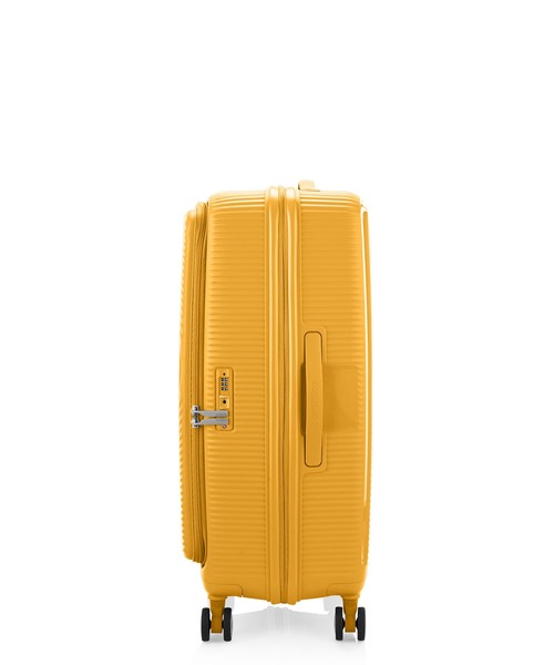 AMERICAN TOURISTER(アメリカンツーリスター)の「アメリカンツーリスター CURIO スピナー75 EXP ブックオープニング ゴールデンイエロー(スーツケース/キャリーバッグ・レディース・イエロー・L)」の4枚目の写真