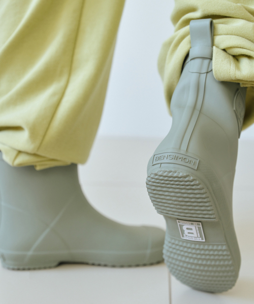 BENSIMON(ベンシモン)の「BSM RAIN BOOTS LOW - SAGE GREEN(レインシューズ・レディース・セージグリーン・37/40/38/39)」の2枚目の写真